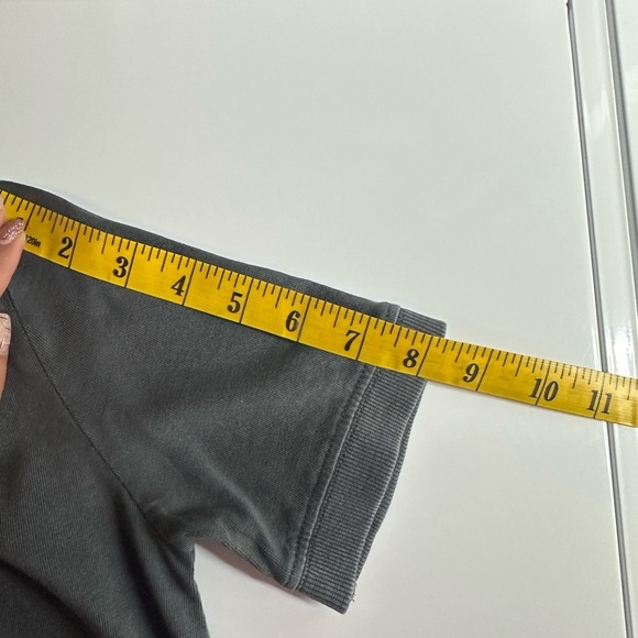 Zara Women’s Crew Neck Short Sleeve Tee Gray Wash Sz XS - Picture 9 of 10